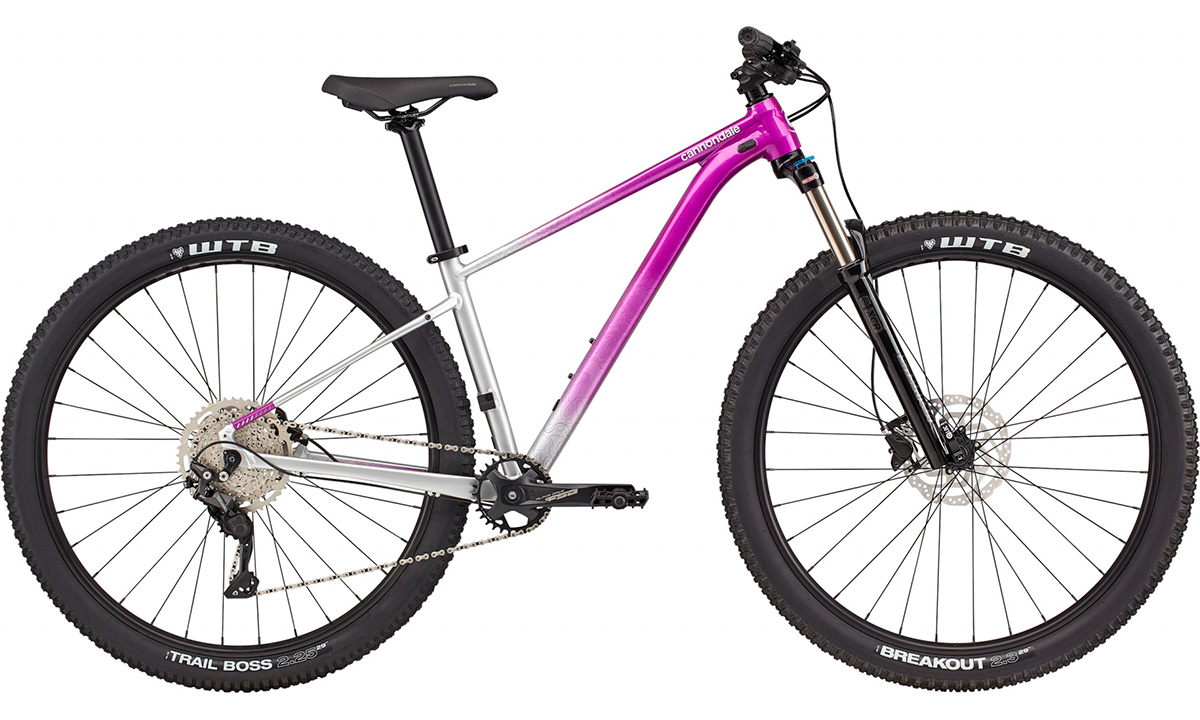 Фотография Велосипед Cannondale TRAIL SE 4 Feminine 29" размер S 2022 Серо-фиолетовый